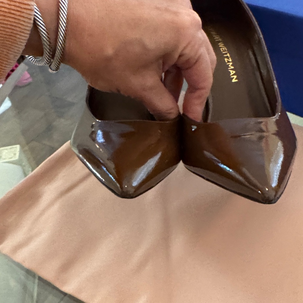 Stuart Weitzman Chocolate Brown Heels - Picture 4 of 5